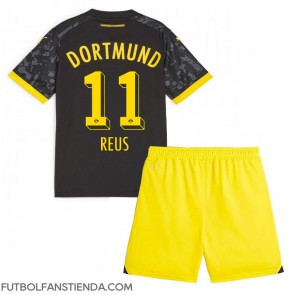 Borussia Dortmund Marco Reus #11 Segunda Equipación Niños 2023-24 Manga Corta (+ Pantalones cortos)